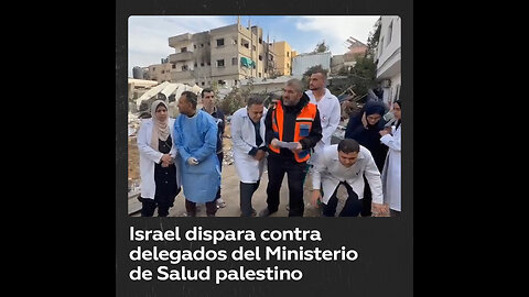 Israel abre fuego contra delegados del Ministerio de Salud palestino frente a un hospital en Gaza