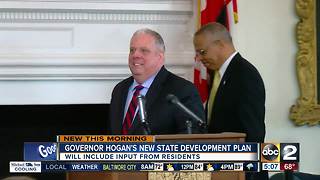Hogan announces new state development plan