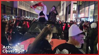 Albanians dance on car | ALBANIAN INDEPENDENCE DAY | 29th November 2022