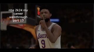 nba 2k24 my career walkthrough part 13 xbox series s #nba2k24gameplay #nba2k24