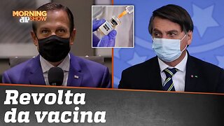 Bolsonaro, Doria e a obrigatoriedade da vacina contra Covid