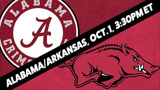 Alabama Crimson Tide vs Arkansas Razorbacks Predictions and Odds | Alabama vs Arkansas | Oct 1
