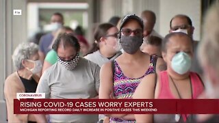 Rising COVID-19 cases in Michigan worry experts