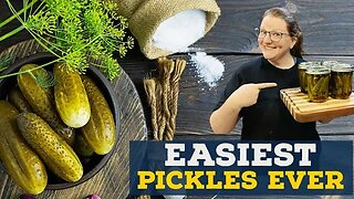 Simplest Pickle Recipe Around! | Every Bit Counts Challenge Day 30