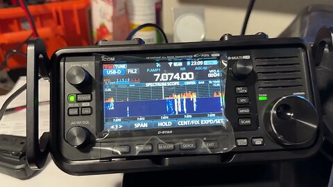 SDR Mobile Test with IC-705