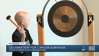 10-year-old beats cancer at Carden Children's