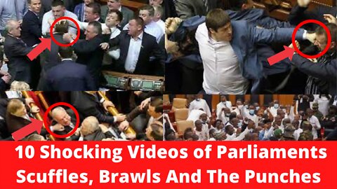 The 10 Amazing Parliament Brawls, Scuffles, and the punches Video
