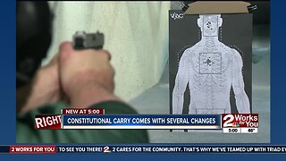Constitutional carry comes with several changes