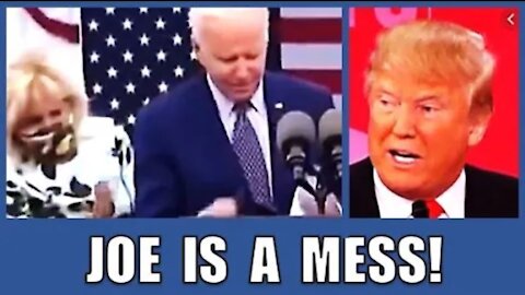 JOE BIDEN LOSES MASK after Speech AGAIN - Joe Biden is a Mess!