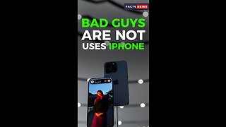 Bad guys do not use iPhones #factsnews #shorts