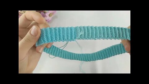 How To Make A Crochet Elastic Headband l Crafting Wheel