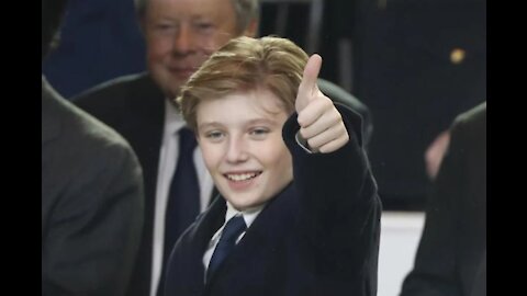 Barron Trump's cutest moments caught on video!