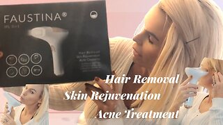 Skin Rejuvenation Hair Removal Acne Treatment Home Skincare FAUSTINA IPL 3IN1 AFFORDABLE EASY TO USE