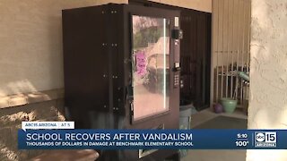 Elementary school turns campus vandalism into learning experience
