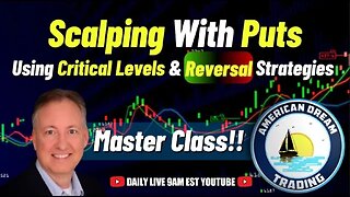 Secrets Of Scalping With Puts - Mastering Critical Levels & Reversal Strategies In The Stock Market