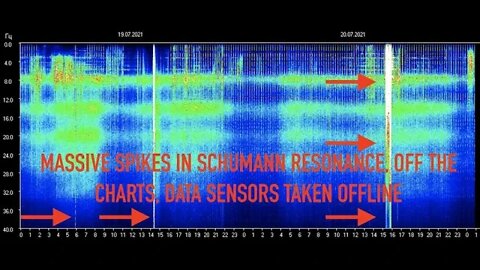 Schumann Resonance Off Charts, Sensors Taken Offline, Latest July 20,2021
