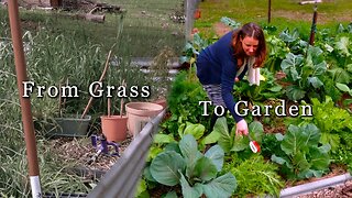 Goodbye Grass, Hello Food! | Building our favourite Spring garden - Free Range Homestead Ep. 53