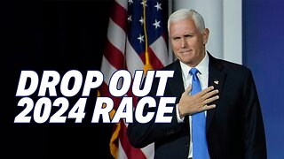 PENCE DROPS OUT OF 2024 RACE, CITING LACK OF SUPPORT