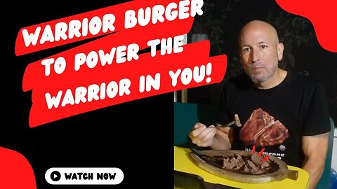 Warrior Burger w/ Meater+?! (Grass Fed Beef w/ Heart, Kidneys, & Liver Combined)