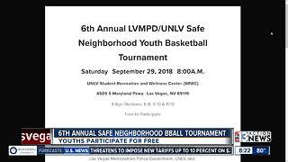 6th Annual Safe Neighborhood Youth Basketball Tournament