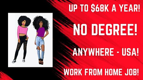Up To $68K A Year No Degree Anywhere USA Work From Home Job Hiring Now #makemoneyonline #wfh #wfhjob