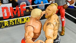 Brock Lesnar Vs. Scott Steiner in an Epic Action Figure Match for the DMF Heavyweight Championship!