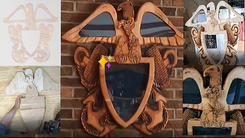 Crafting a Naval Officer's Crest Shadow Box from Cherry Lumber