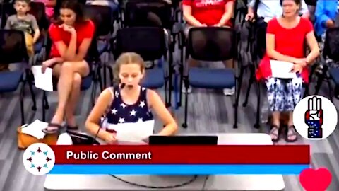 Amazing School Girl Speaks Out Against Woke School Board Hypocrisy