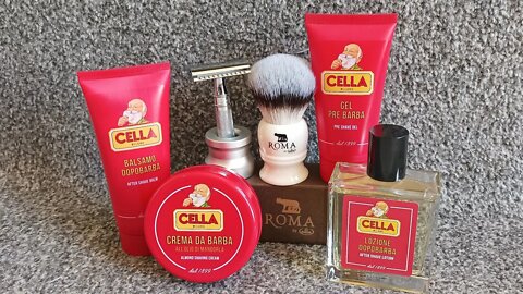 A Italian Shave, Cella Milano red full set & Omega Roma.