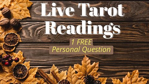 FREE Live Tarot - Personal Question - Just Bird is going Live