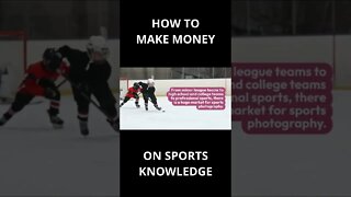 HOW TO MAKE MONEY on SPORTS KNOWLEDGE N.5 #shorts