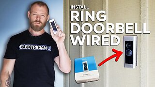 How To Install a Ring Video Doorbell Wired - From an Electrician