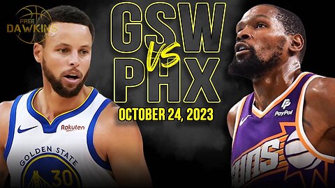 Golden State Warriors vs Phoenix Suns Full Game Highlights | October 24, 2023