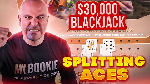 $30,000 Insane Blackjack Splits and Doubles - E251 - Neversplit10s