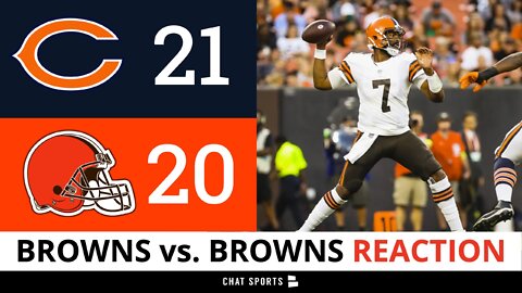 Browns News & Rumors After Loss vs. Bears: Rocky Debut For Jacoby Brissett