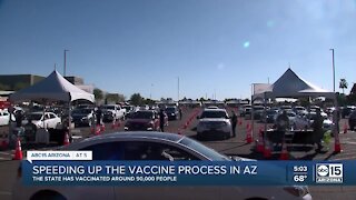 Speeding up the vaccine process in Arizona