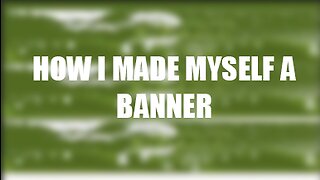 HOW TO MAKE A BANNER USING PHOTOSHOP.