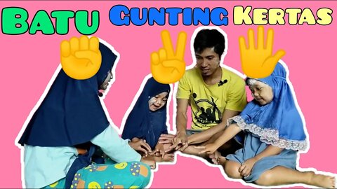 Game batu gunting kertas | rock scissor paper with TV Qia