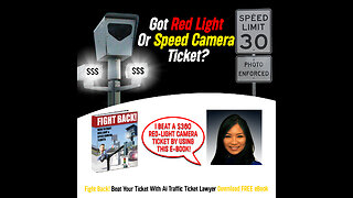 Fight Back Red Light & Speed Camera Tickets With The Help Of AI