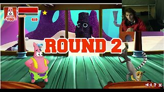 Julien The Ring tailed Lemur VS Patrick Star In A Nickelodeon Super Brawl 2 Battle With Commentary