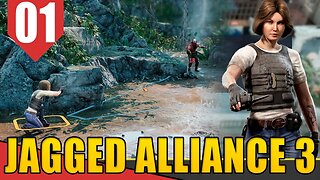 ESCOLHAS de RPG com Combate TATICO Moderno - Jagged Alliance 3 #01 [Gameplay PT-BR]