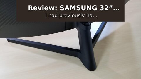 Review: SAMSUNG 32” Odyssey G5 Gaming Monitor, WQHD (2560x1440), 144Hz, Curved, 1ms, HDMI, Disp...