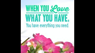 When you love what you have [GMG Originals]
