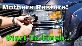 Headlight Restore And Review Mothers NuLens
