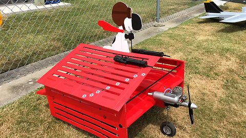 Snoopy Doghouse RC Plane At Warbirds Over Whatcom With Crashes and Surprises