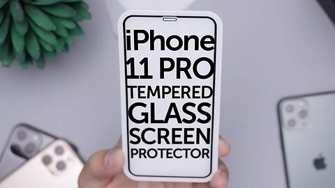 iPhone 11 Pro Tempered Glass Screen Protector!