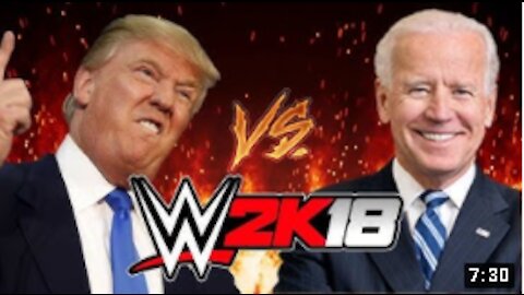 WWE 2K19 DONALD TRUMP VS JOE BIDEN