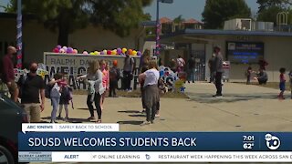 SDUSD elementary school return to campus