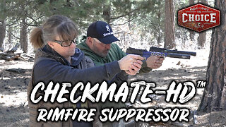 Ralph and Vicki Demonstrate the Checkmate-HD™ Rimfire Suppressor