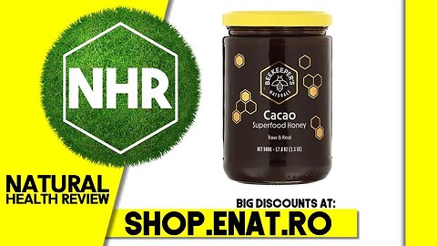 Beekeeper's Naturals, Superfood Honey, Cacao, 1.1 lb (500 g)